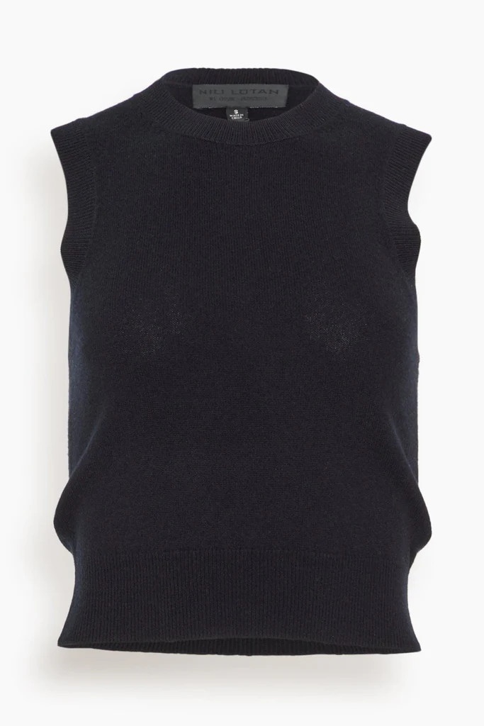 May Sweater Tank in Dark Navy | Hampden Clothing