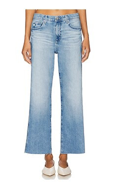 AG Jeans Saige Wide Leg Crop Jeans in Rosarito from Revolve.com | Revolve Clothing (Global)