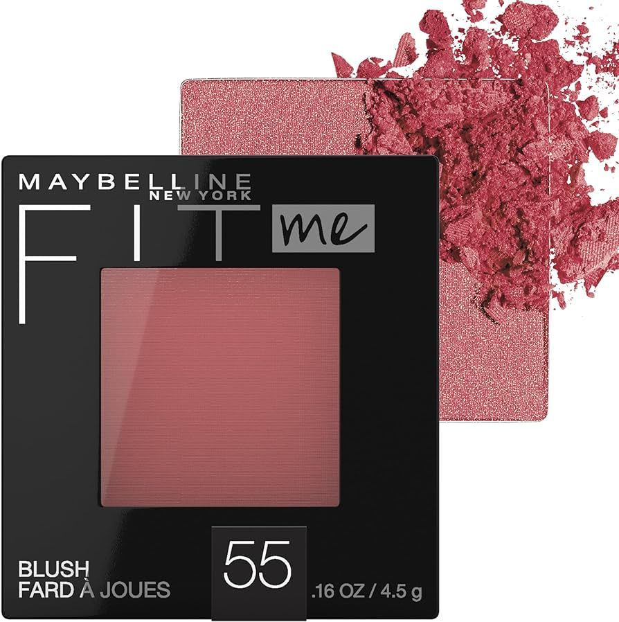 Maybelline Fit Me Powder Blush, Lightweight, Smooth, Blendable, Long-lasting All-Day Face Enhanci... | Amazon (US)