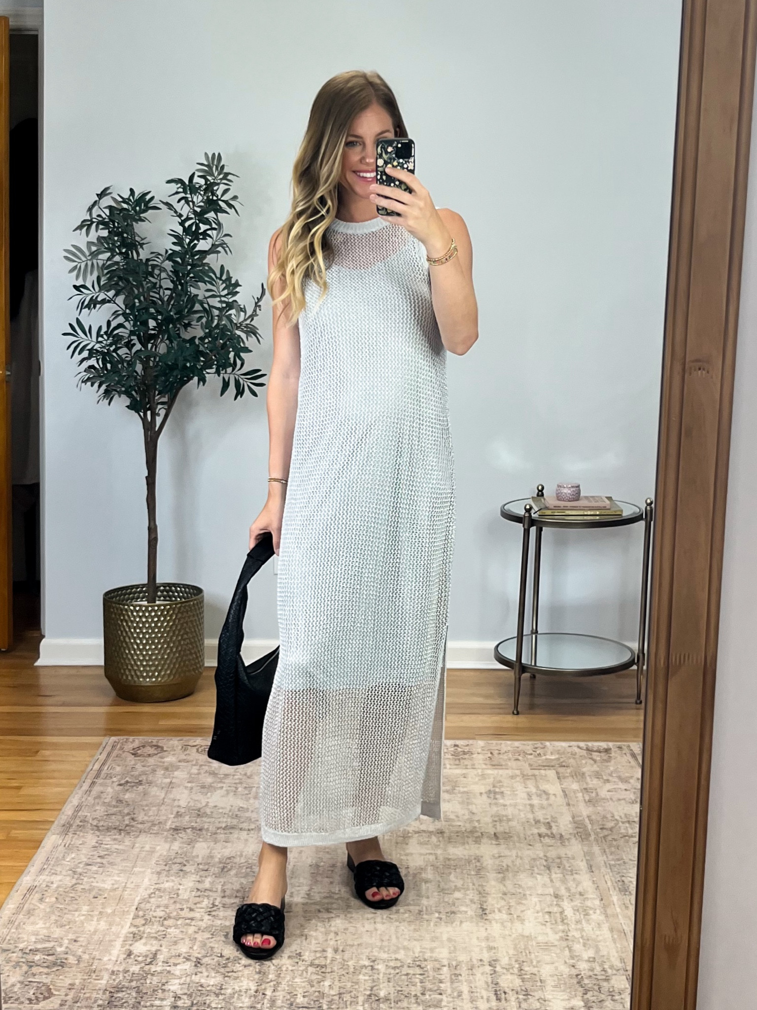 This fun little metallic crochet dress is on sale for 20% off! Available in 5 colors. Size S

#LTKSeasonal #LTKSaleAlert #LTKSummerSales