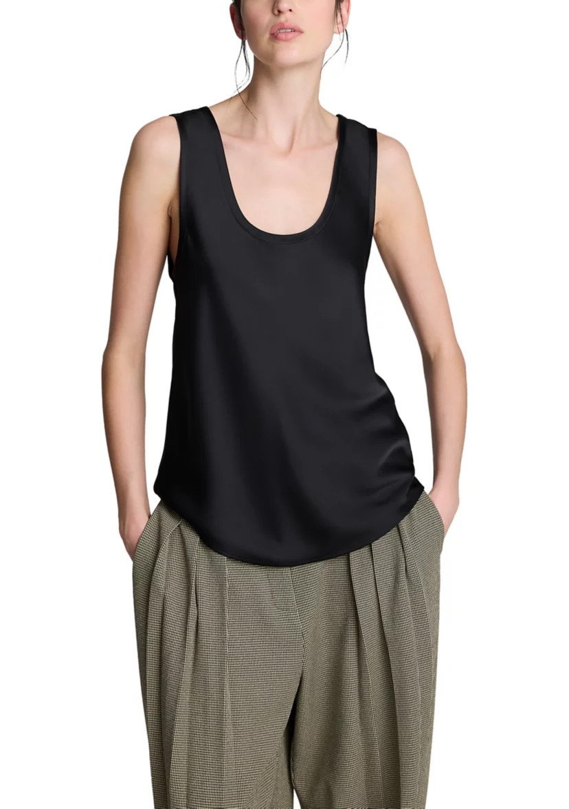 Women's Scoop Neck Bias Tank | Belk