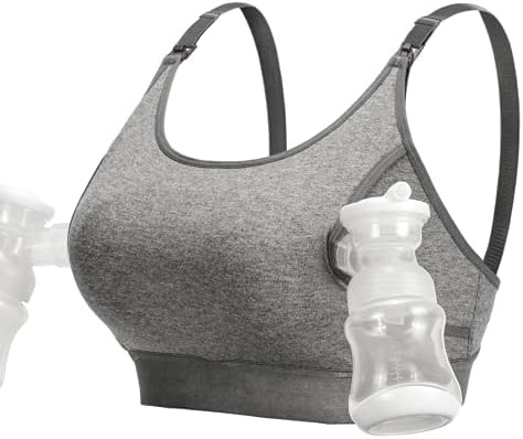 Hands Free Pumping Bra, Momcozy Adjustable Breast-Pumps Holding and Nursing Bra, Suitable for Bre... | Amazon (US)