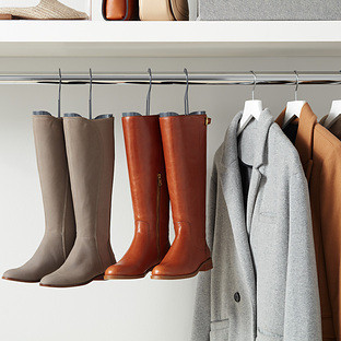Tall Boot Shaper Grey Set of 2 | The Container Store