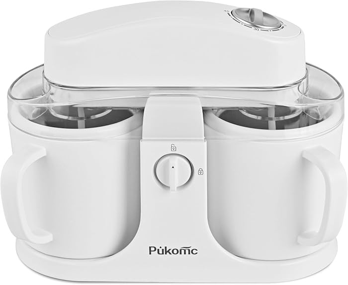Pukomc Ice Cream Maker Machine for Home Use, with Two Ice Cream Bowls,Simple Operation and Easy t... | Amazon (US)