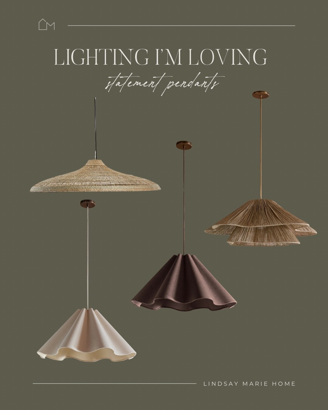 Statement pendant lighting I’m loving

Woven pendant
Rattan lighting
Linen pendant lighting

#LTKHome