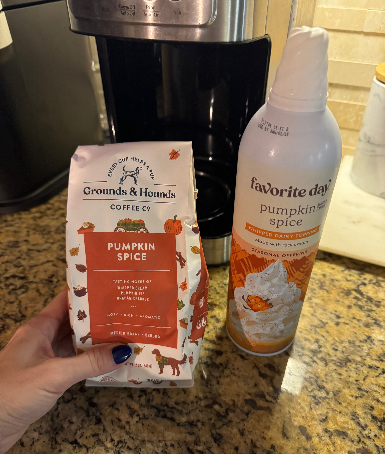 Happy Coffee Day (one day late!). Are you a fan of fall flavors?

Target has flavored whipped toppings that are perfect for adding a little seasonal touch to our coffee 🎃 

You can use code CEEDEE15 for 15% Grounds and Hounds coffee (must go through their website!!!)

#LTKHome #LTKFindsUnder50 #LTKSeasonal