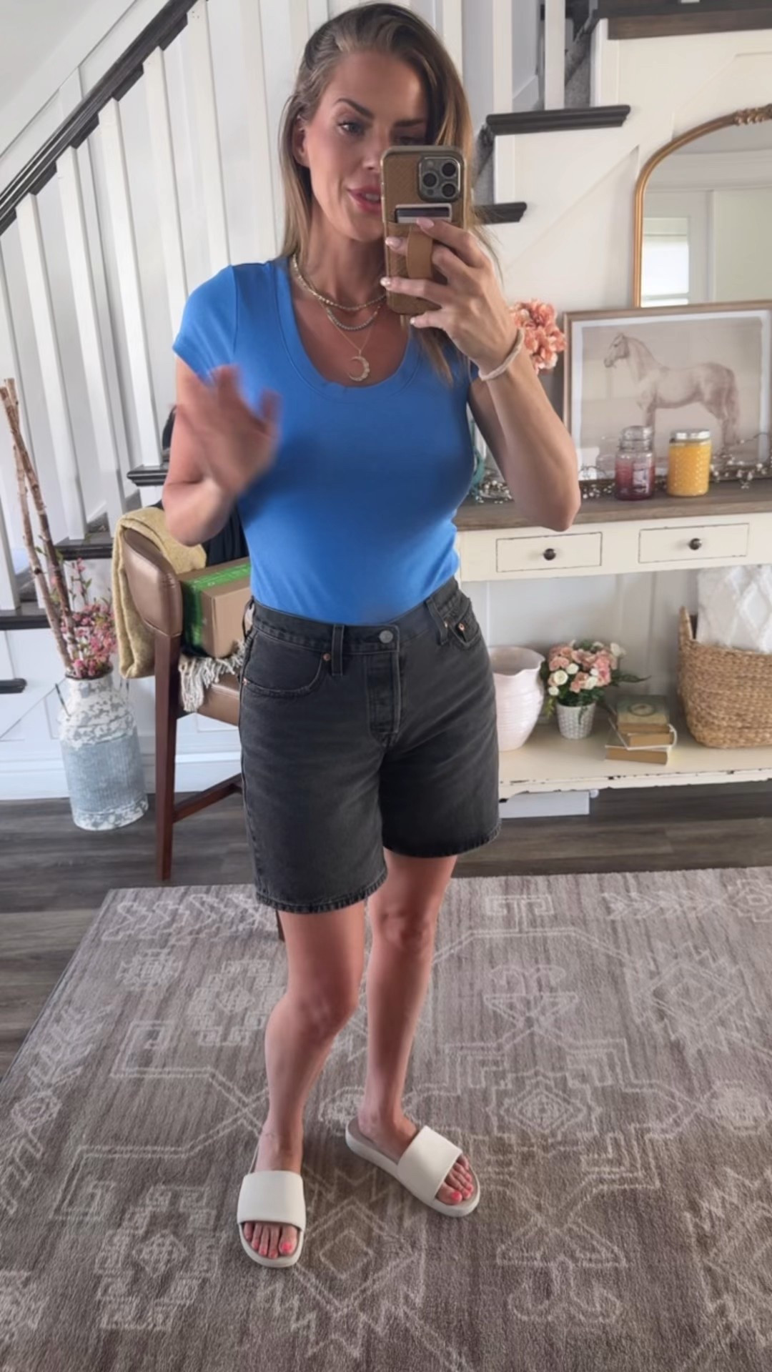 Another amazing Target find! 
This shirt is so comfortable! 

For jewelry use code ASHLEYGA for 15% off  