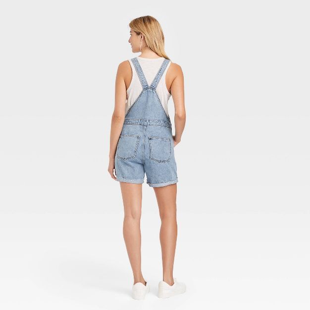 Women's Denim Boyfriend Shortalls - Universal Thread™ | Target