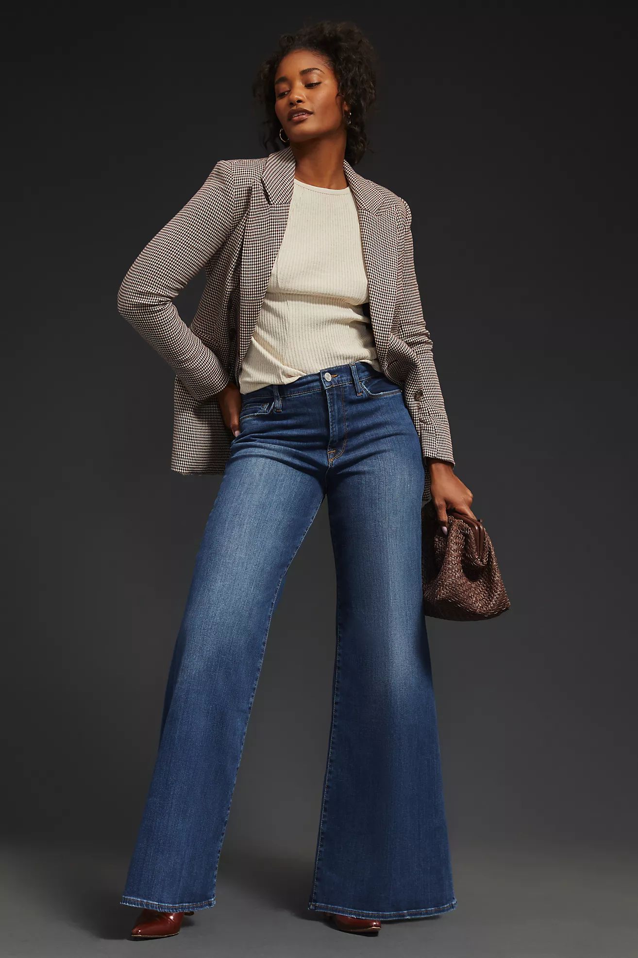 Frame Le Palazzo Wide-Leg Jeans | Anthropologie (US)