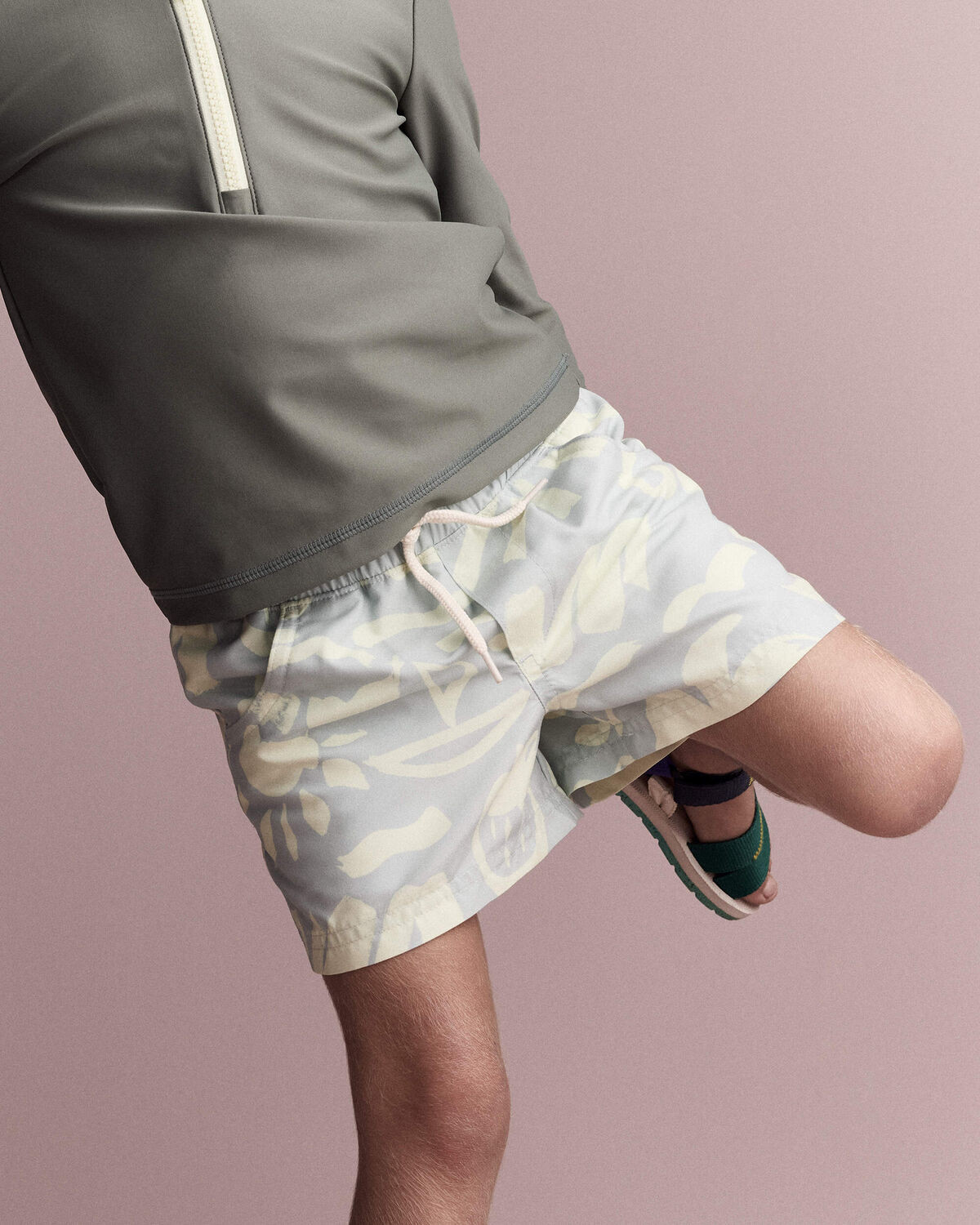 Toddler Boy Tropical Swim Trunks - Light Blue - Otter Avenue | Carter's | Carter's Inc