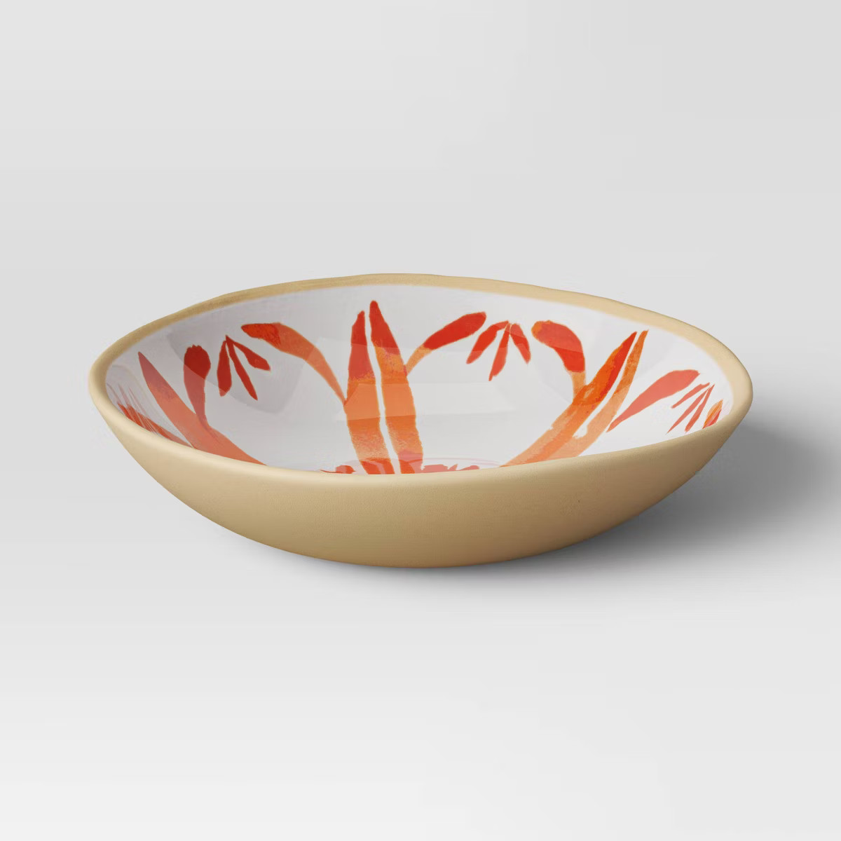 23.5oz Cereal Bowl Orange Print - Threshold™ | Target