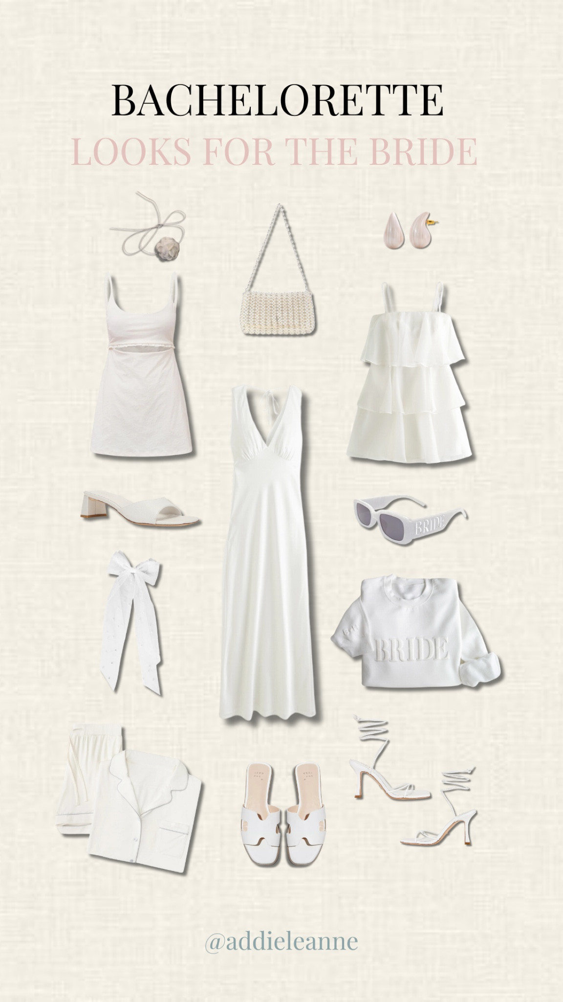 More looks for the bride! Loving the ability to mix and match these white accessories! Bachelorette, bride to be, bridal outfit


#LTKTravel #LTKStyleTip #LTKWedding