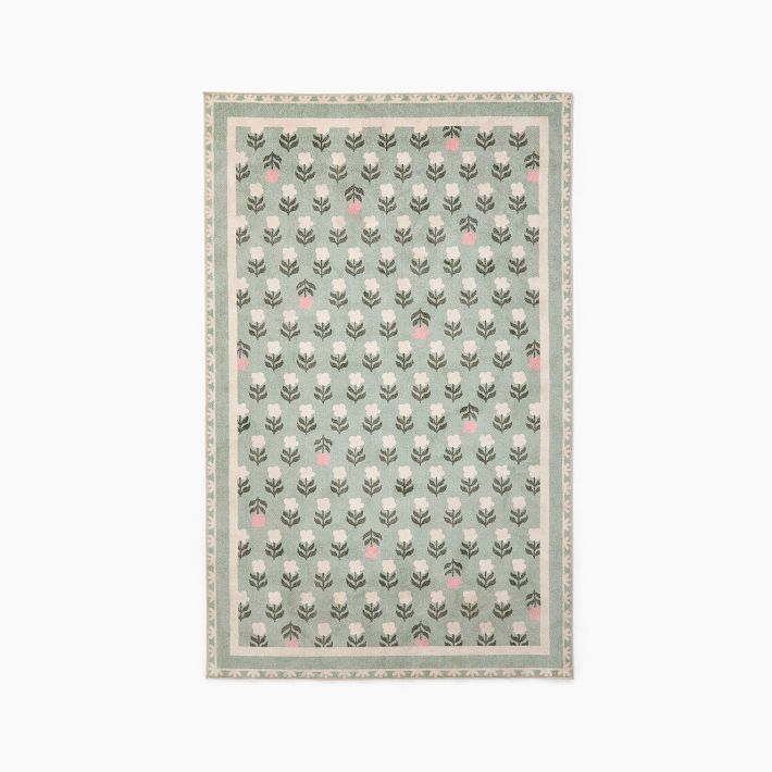 Washable Flower Garden Rug | West Elm (US)