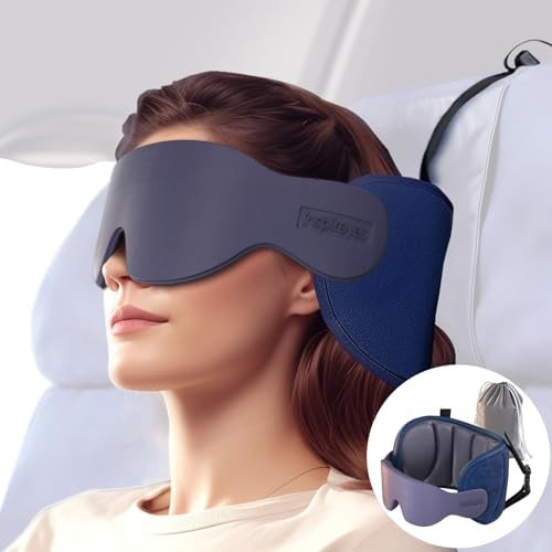 Travel Pillow for Airplane, 360° Head Support for Long Flight | Amazon (US)