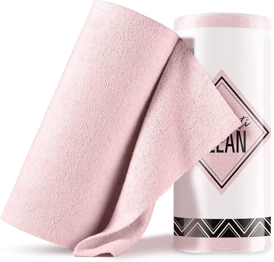 Fantasticlean Microfiber Cleaning Cloth Roll -40 Pack, Tear Away Towels, 12" x 12", Reusable and ... | Amazon (US)