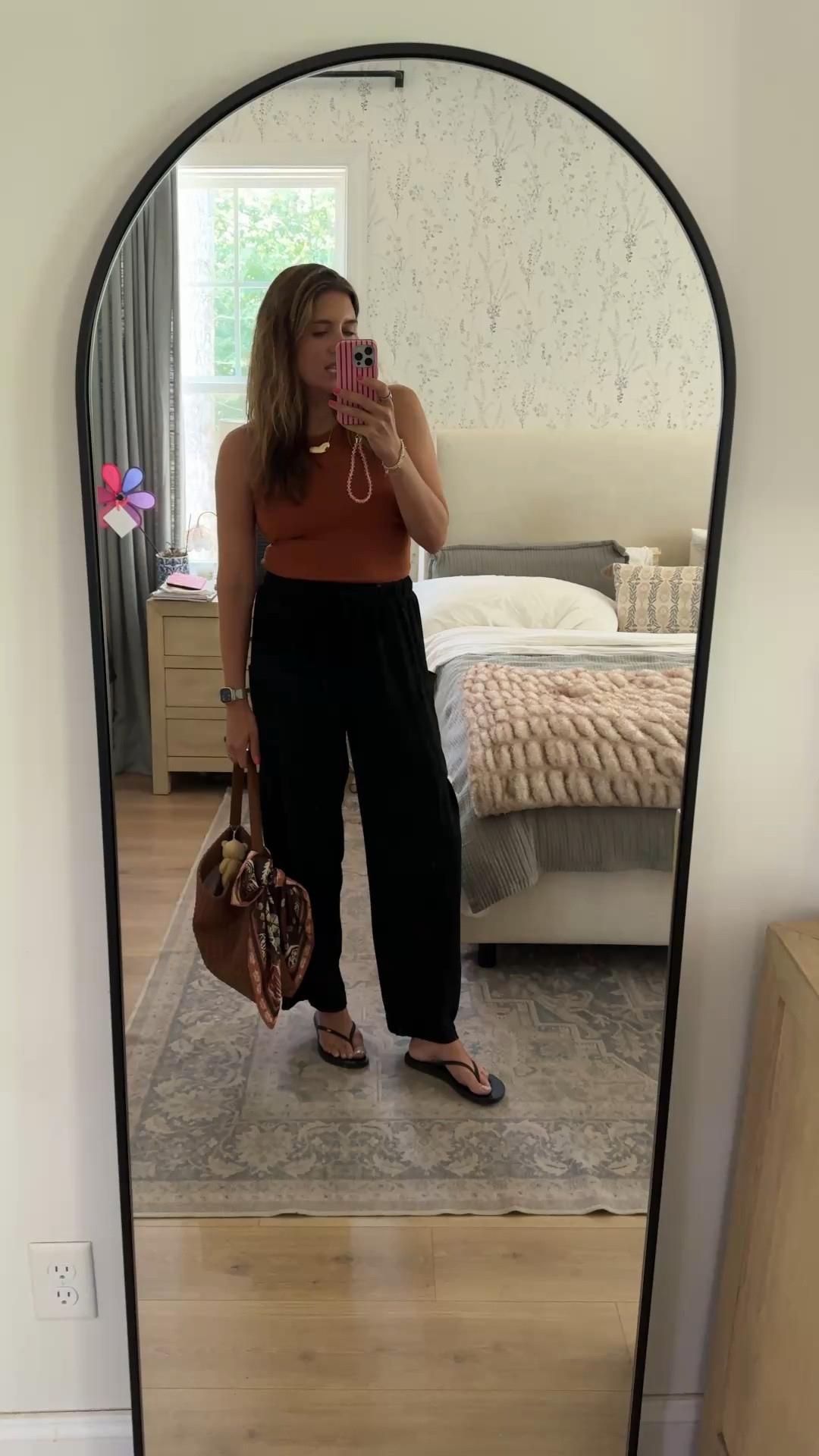 Outfit of the day! Medium in built in bra tank and linen pants!

#LTKOver40 #LTKootd