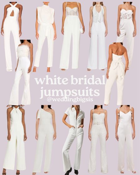 Looking for a white outfit for your wedding events or reception afterparty? I’ve got you🤍 Comment LINKS for an instant DM with links to everything in this video!

Hi I’m Lauren your wedding big sis! I have always loved shopping and helping friends and followers find outfits for different occasions, but I have a special love for wedding attire, gifts, and decor! Follow along for all things wedding💍 & let me know what you want to see next!💜

Cover photo source: Lulu’s
Other photos are Revolve & Nordstrom😊

#weddingoutfits #whitejumpsuit #bridaloutfits #bridalwear

White bridal jumpsuits, White wedding dresses, White wedding jumpsuits, White bridal outfits, white wedding fashion, white bridal wear, bride inspo, 2024 bride, 2025 bride

#LTKwedding