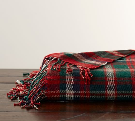 Lynbrook Plaid Throw | Pottery Barn (US)