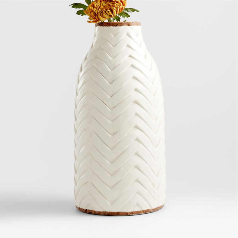 Adra Vase 20" + Reviews | Crate & Barrel | Crate & Barrel