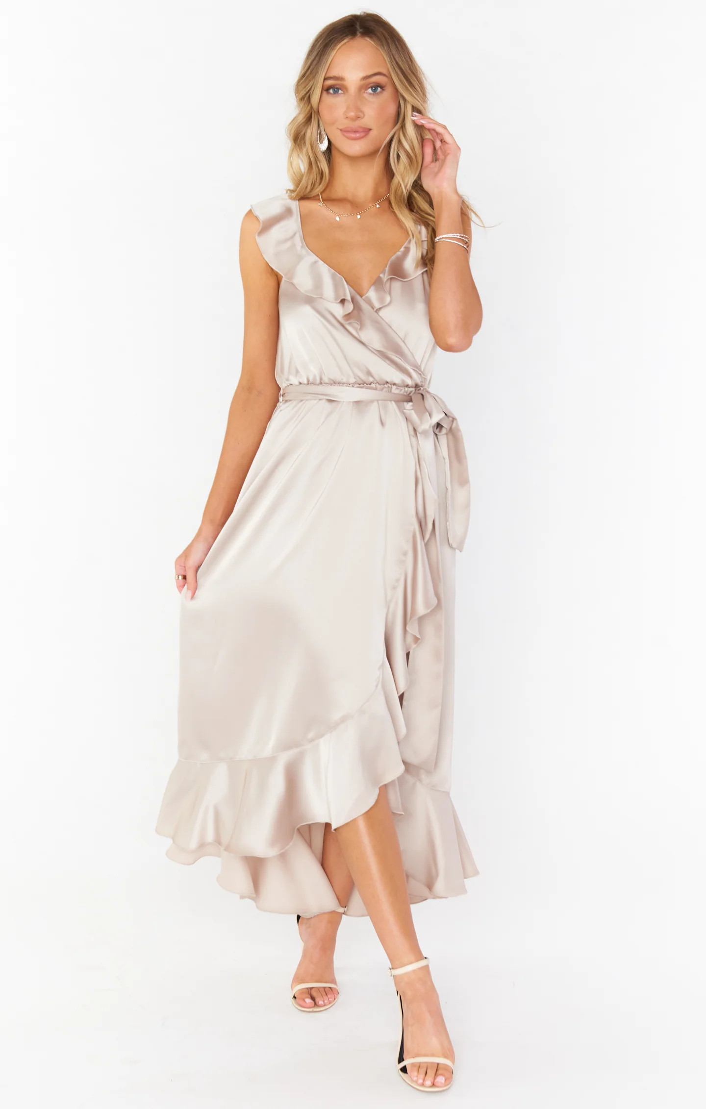 Samantha Ruffle Wrap Dress | Show Me Your Mumu