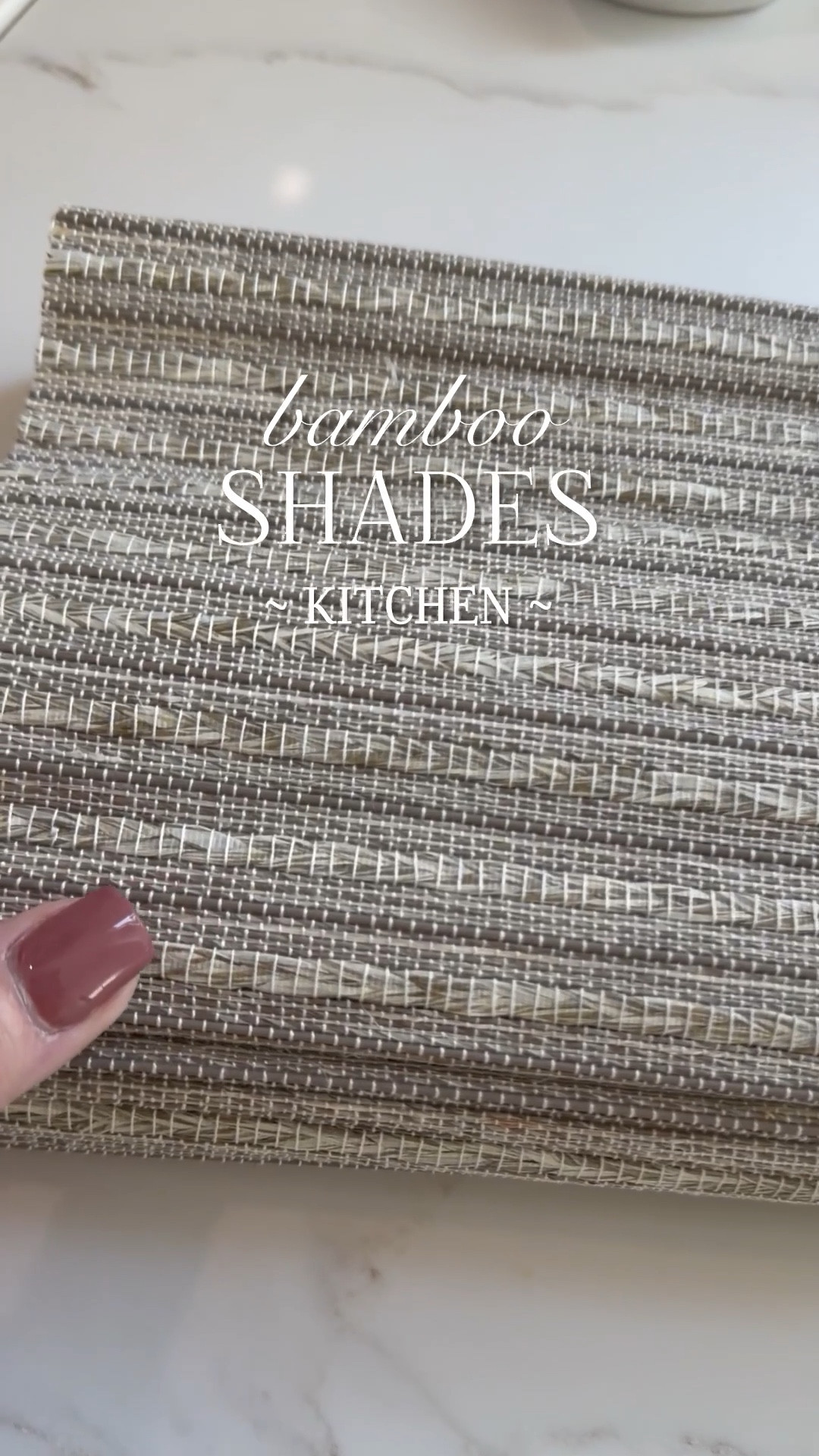 My bamboo shades from @TWOPAGES are here! The fabric is gorgeous! I did a privacy lining on these. They’ll go in my kitchen and butler pantry. Stay tuned…

Color: Seabrook C15

#LTKSaleAlert #LTKvlog #LTKHome