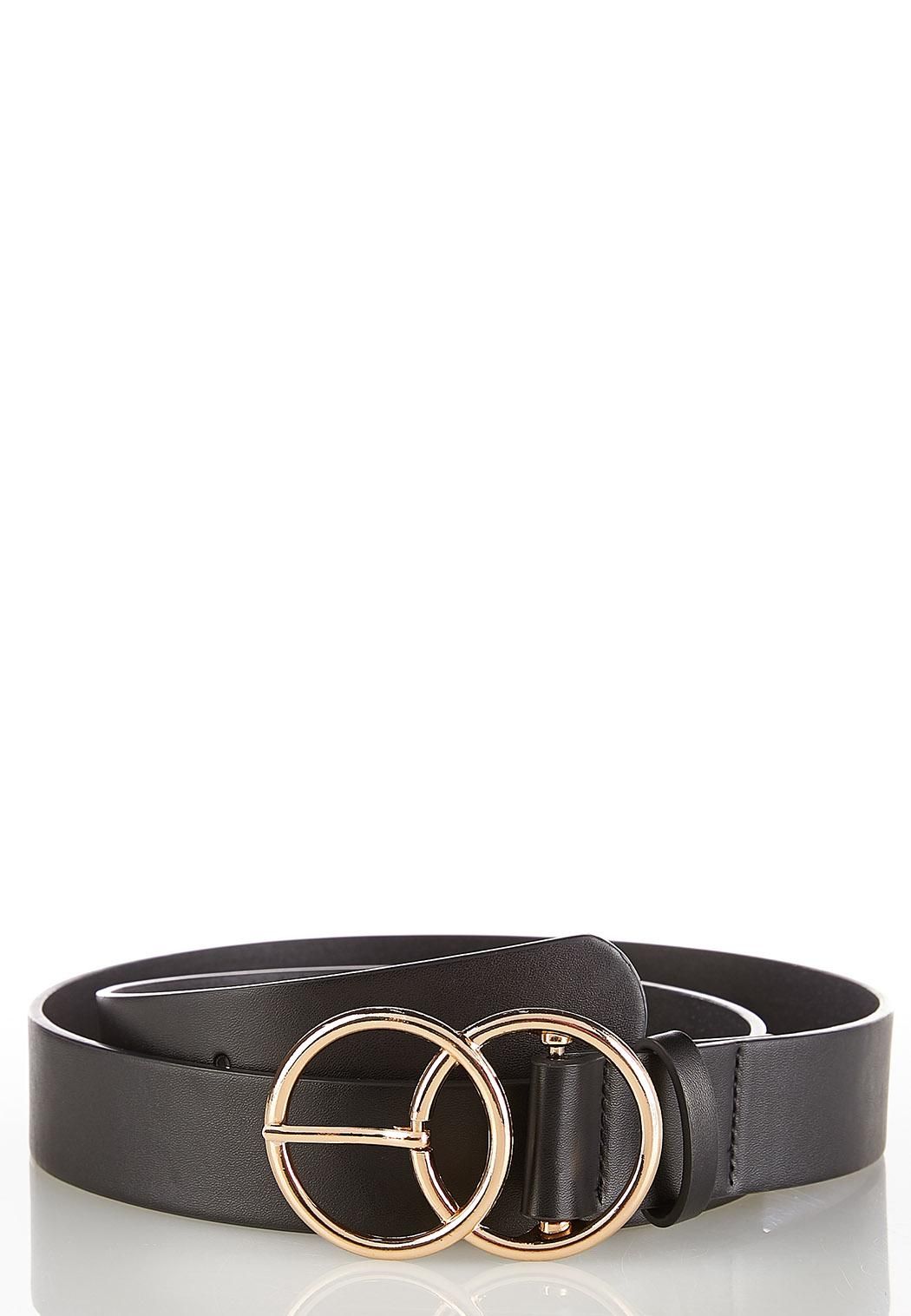 Double Ring Black Belt | Cato Fashions