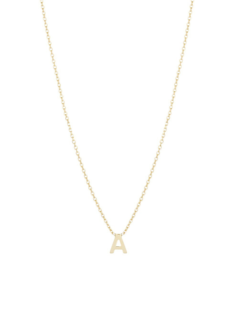 Saks Fifth Avenue Collection 14K Yellow Gold Initial Pendant Necklace | Saks Fifth Avenue