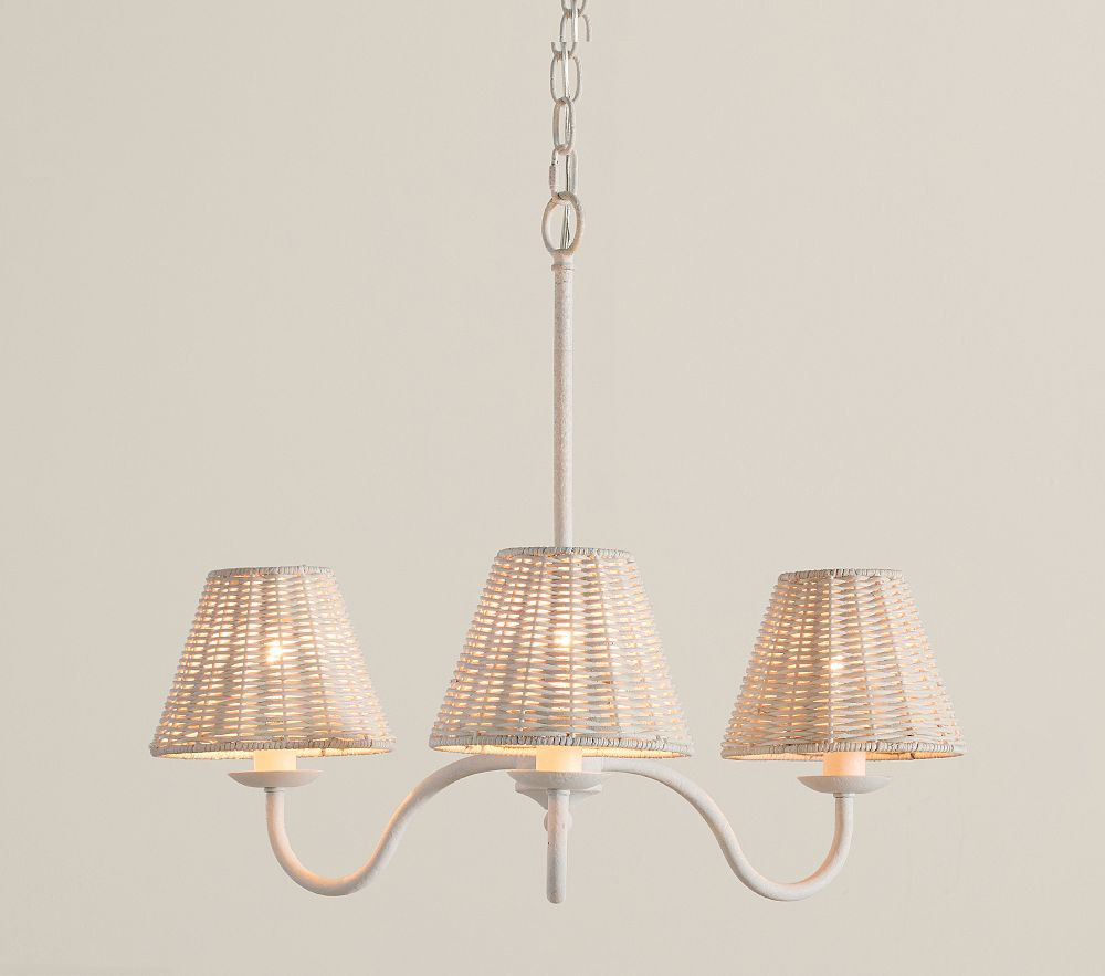 Bria Hammel Rattan Chandelier (22") | Pottery Barn Kids