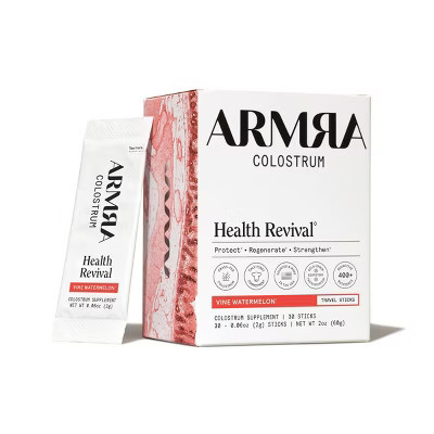ARMRA Colostrum Powder Travel Packs - Vine Watermelon - 0.06oz/30ct: Keto Certified, Soy-Free, No Added Sugar | Target