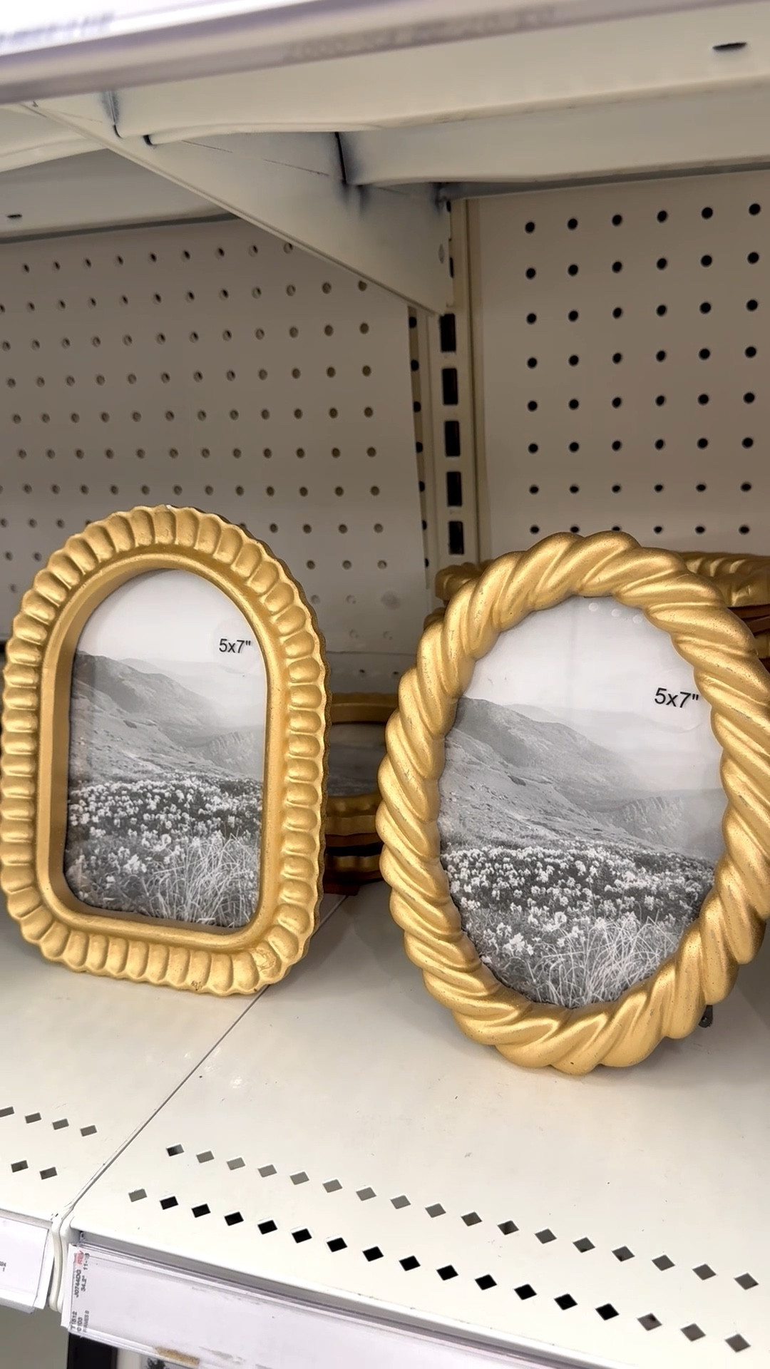 You took lots of pics on Easter and now you need some frames. 🖼️ Lucky you! These sweet gold picture frames have an easel back for tabletop display and a hook for wall display. The opening is for a 5x7 print. They’re the perfect size for an entryway, side table, or nightstand. 

#pictureframe #goldframe #archedpictureframe #coffeetabledecor #goldropepictureframe #ovalpictureframe #5x7frame #target #springhomedecor #coiledpictureframe

#LTKHome