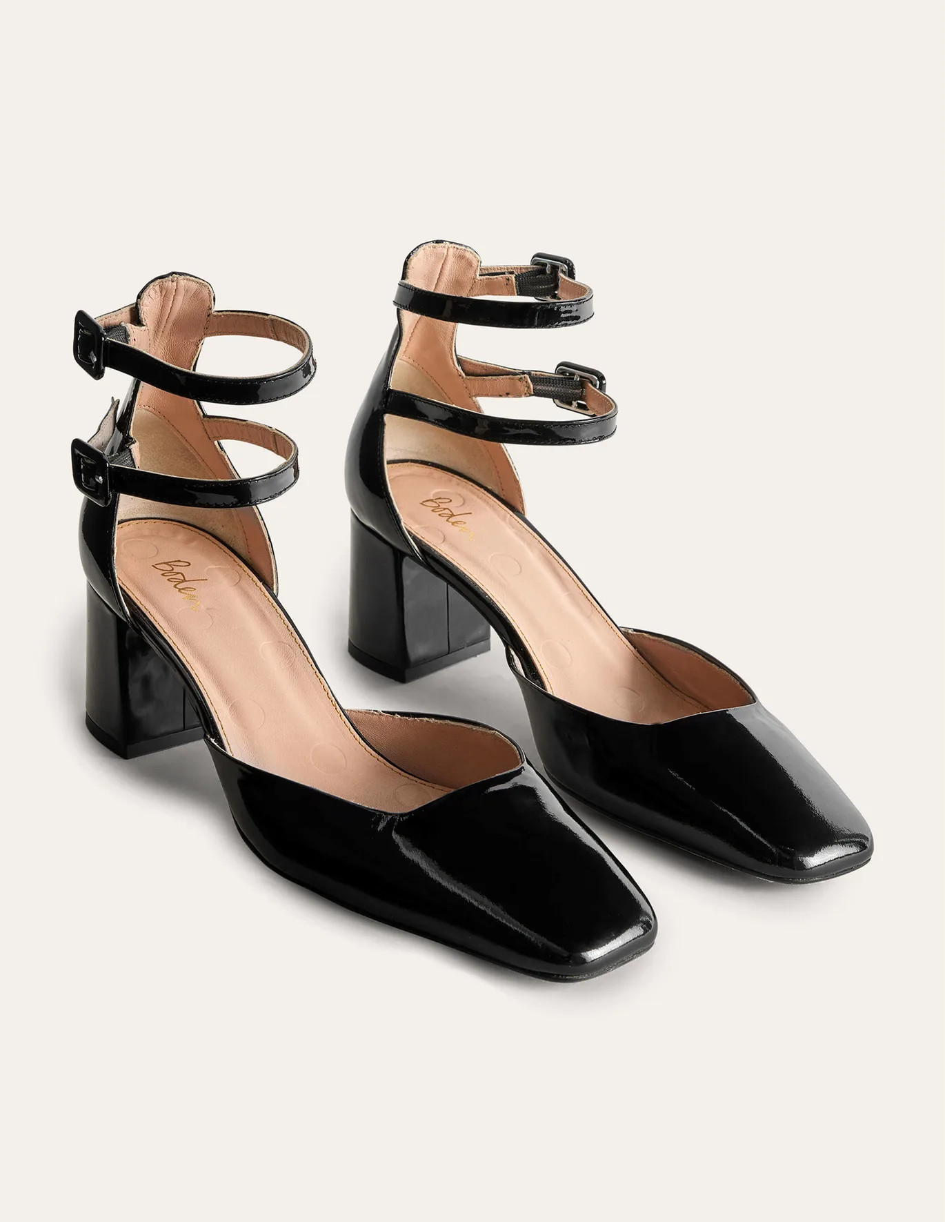 Patent Leather Block Heels | Boden (UK & IE)