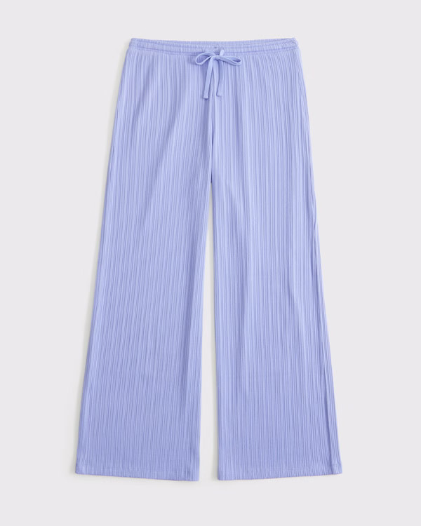 Women's Lounge Rib Wide Leg Sweatpant | Women's Clearance | Abercrombie.com | Abercrombie & Fitch (US)