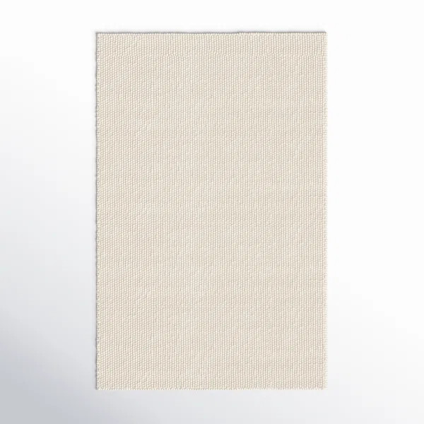 Elle Handmade Ivory Rug | Birch Lane
