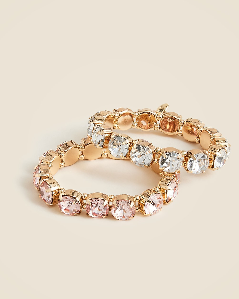 Girls' chunky gem bracelets two-pack | J. Crew US