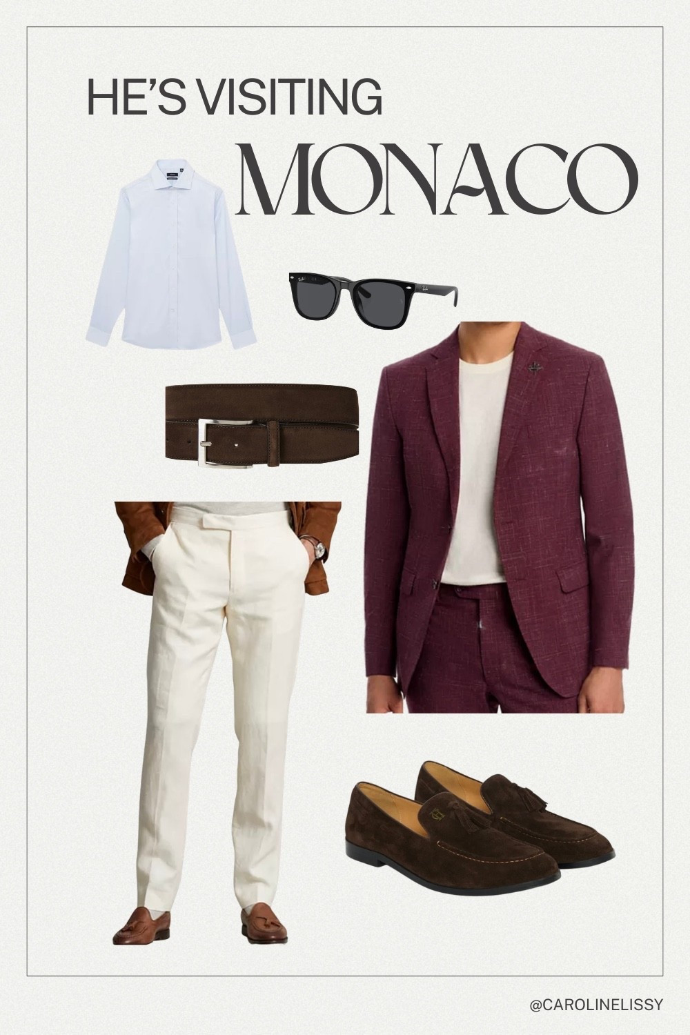 He’s visiting Monaco 🇲🇨 

#mens #fashion #elegant #classy 

#LTKSeasonal #LTKTravel #LTKootd