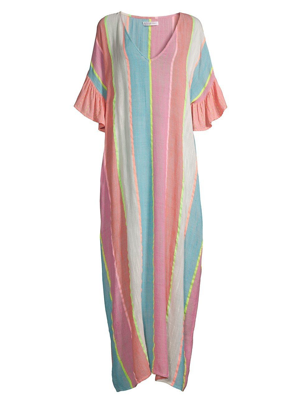 Ruffle-Sleeve Maxi Dress | Saks Fifth Avenue