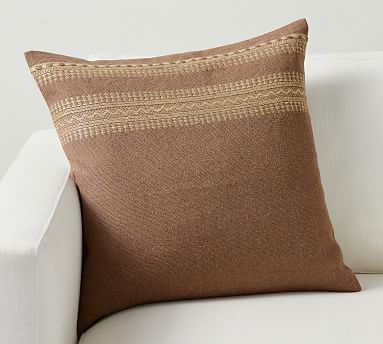 Haskell Embroidered Pillow Cover | Pottery Barn (US)