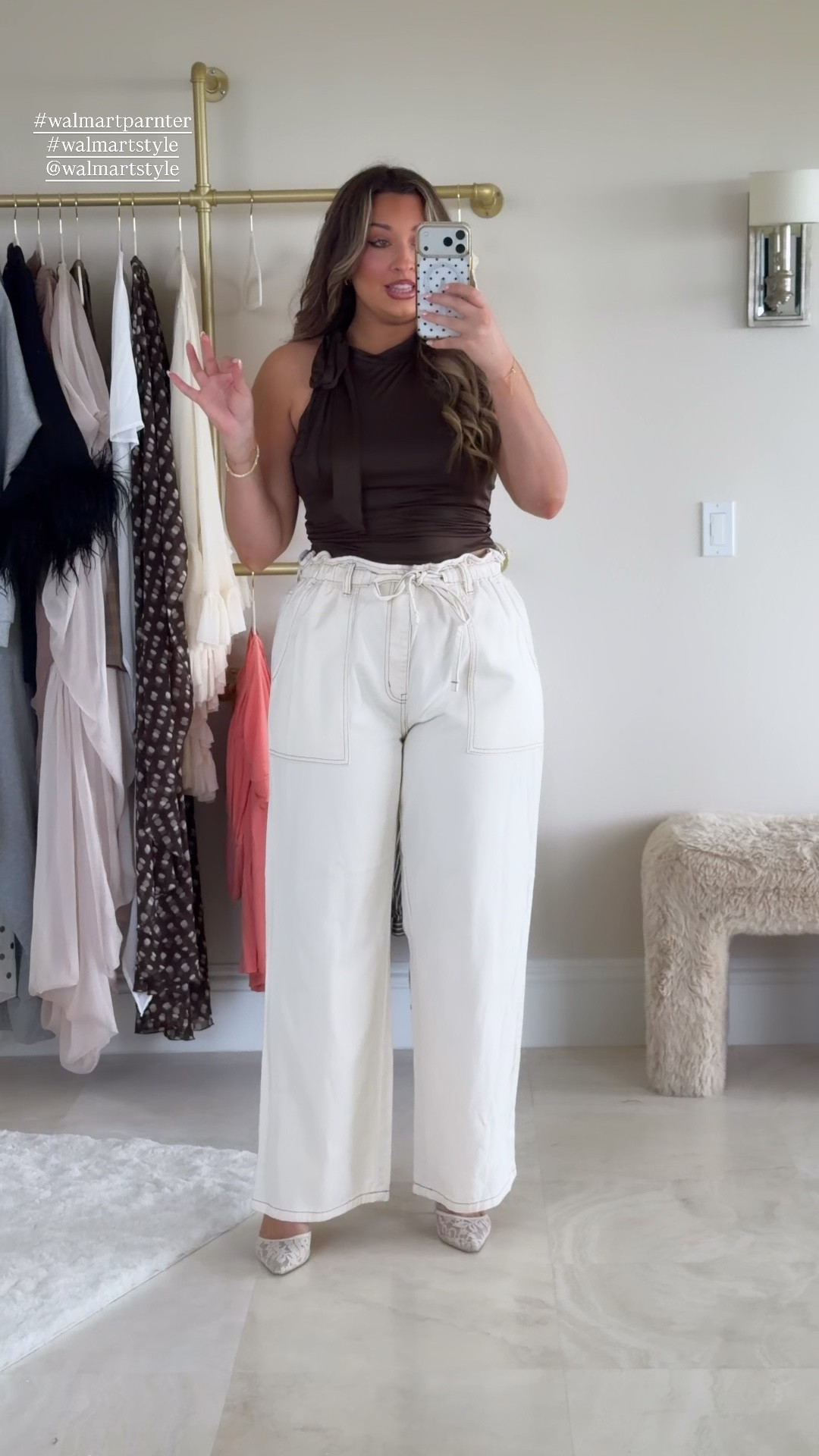 Fall outfits for women under $35 from Walmart. These dresses, skirts and jeans are perfect for every day casual or date night out. #Walmartpartner #WalmartStyle @Walmart 

Sizes:
Dress: medium
Skirt: US 10
Jeans: US 10 or large
Jacket: medium 
Tops: medium