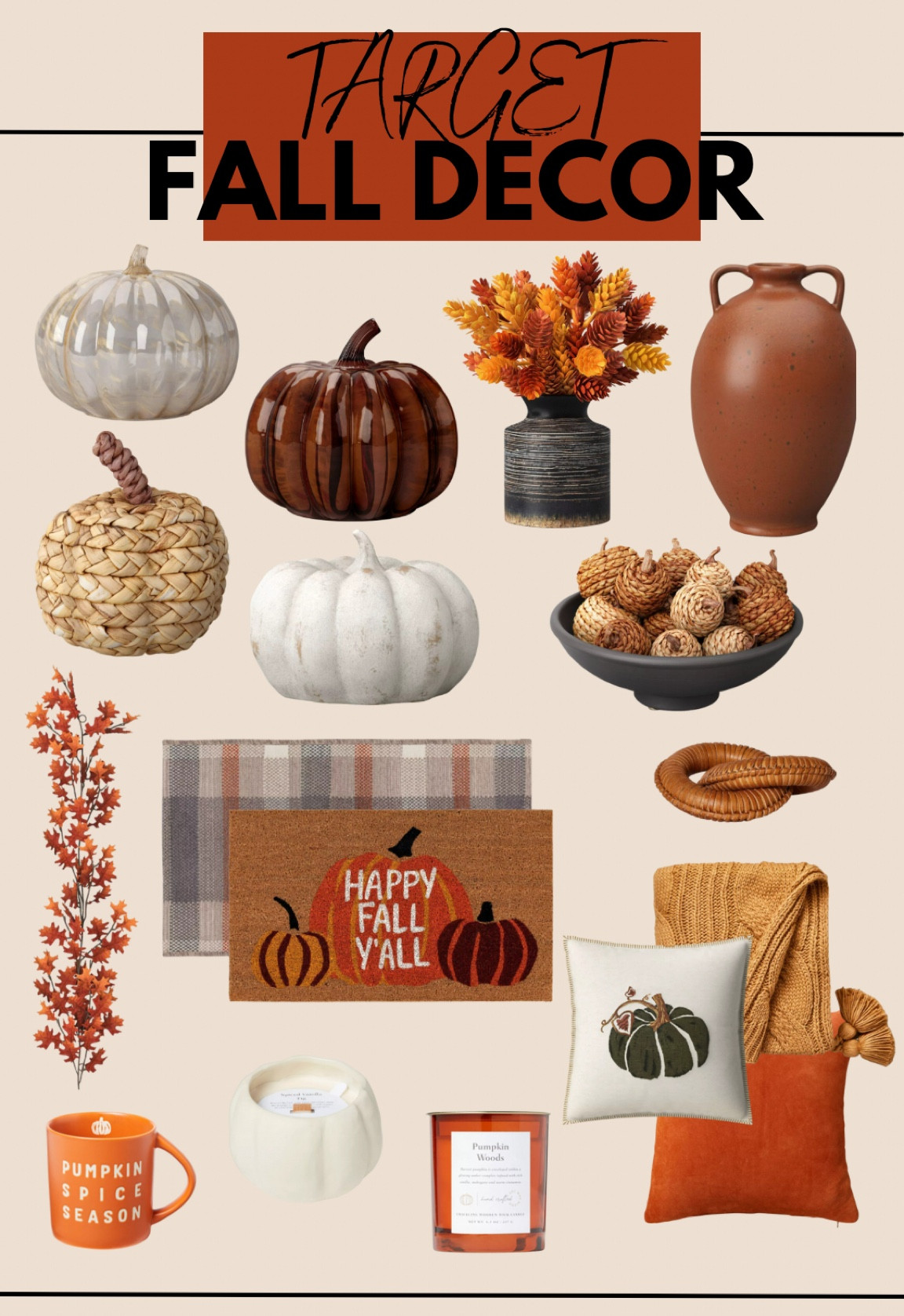 Target fall decor 🍂🎃

#LTKstyletip #LTKhome #LTKfindsunder50