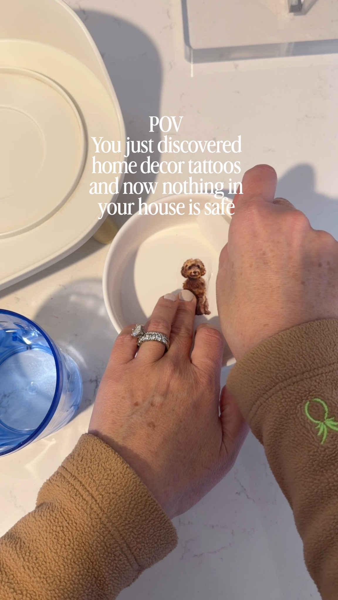 How fun are these decor tattoos from suteka? They have so many fun styles and options to choose from!The Suteka tattoos are ideal for porcelain and ceramic, but can also be applied to enamel, glass, and flat surfaces like wood, plastic, drywall, or metal. You can even add them candles! So fun! Linking my favorites below 