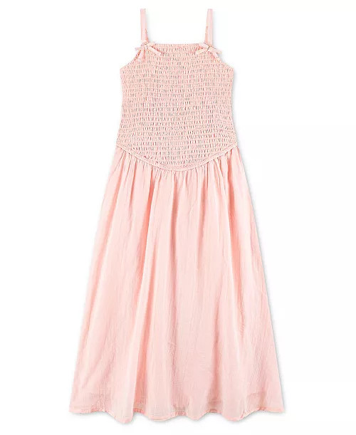 Girls' Smocked Maxi Dress | Macy's
