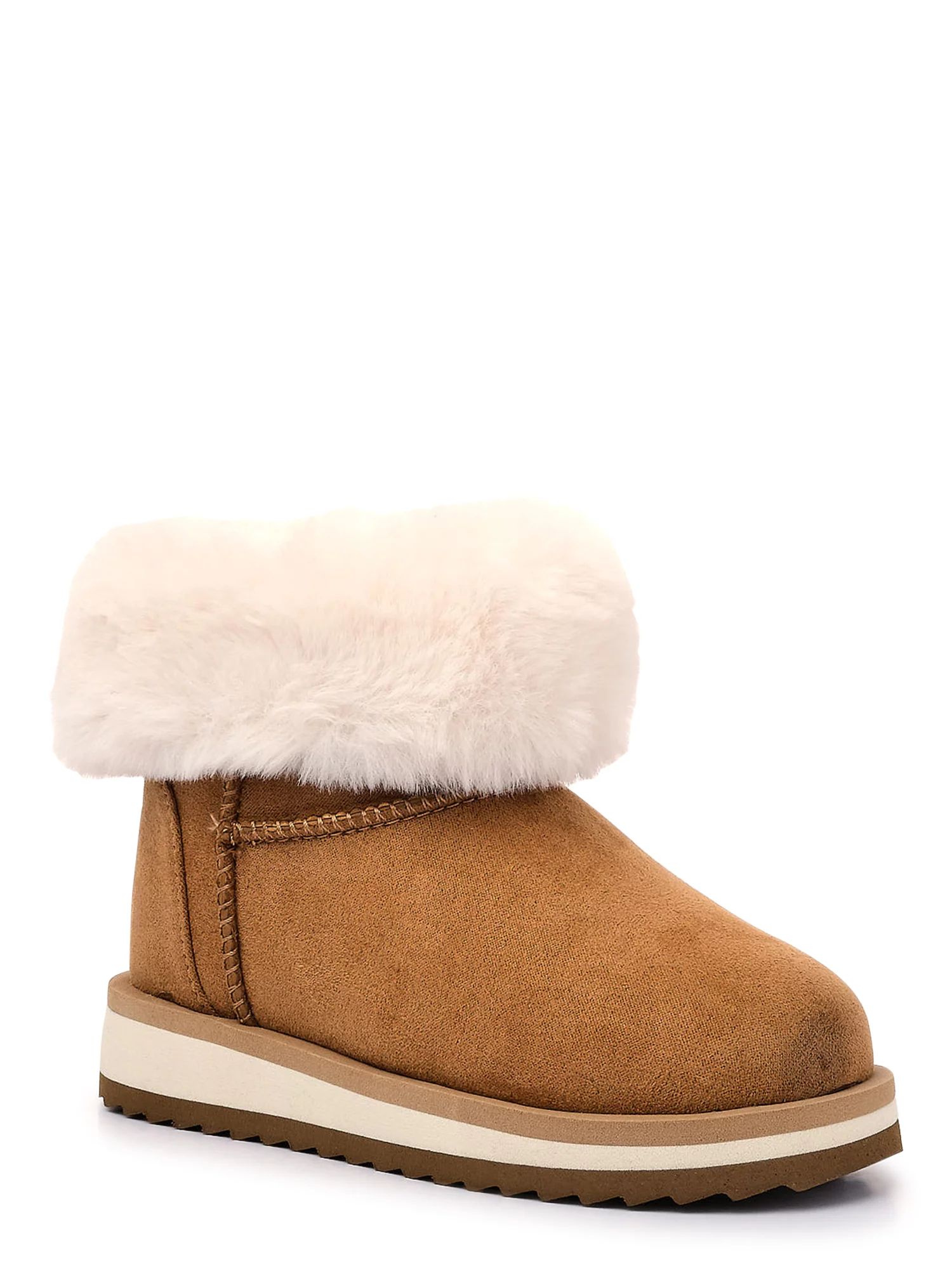 Wonder Nation Toddler Girls Shearling Boot, Sizes 7-12 - Walmart.com | Walmart (US)