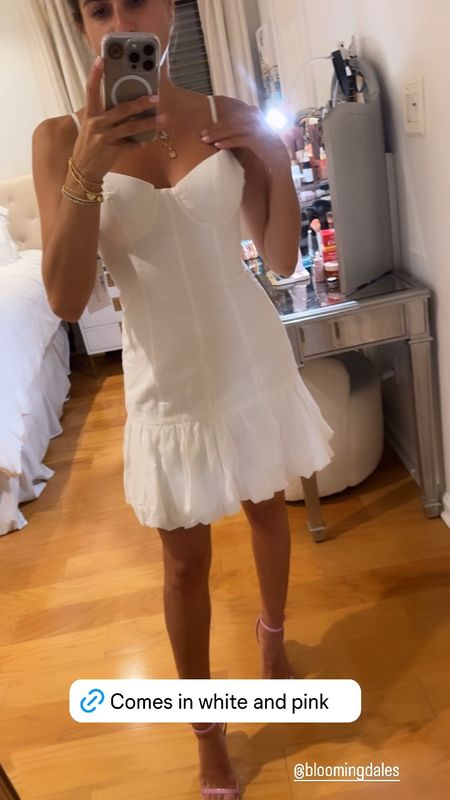 White bubble dress 