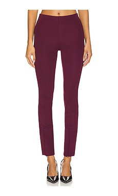 Good American Scuba Boss Pull On Slim Pant in Oxblood002 from Revolve.com | Revolve Clothing (Global)