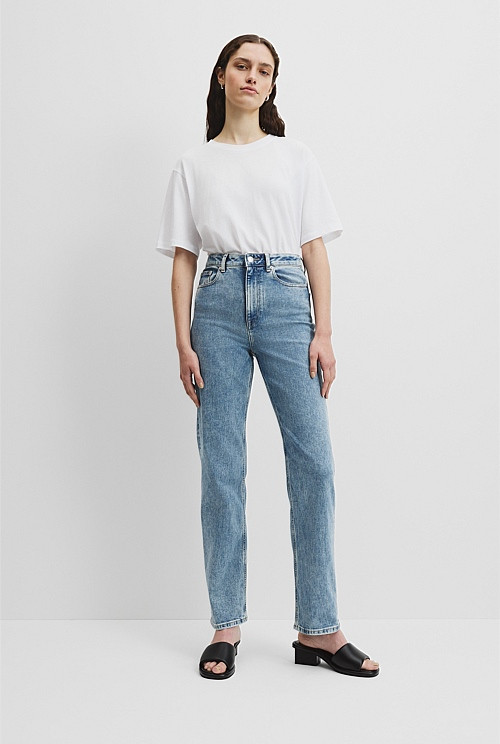 High Rise Straight Leg Jean | Country Road