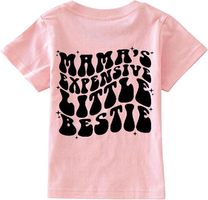 Diamondbacks Long Sleeve Toddler Kids Baby Girls Mama's Expensive Little Besties Short Sleeve Let... | Amazon (US)