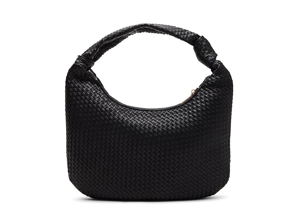 Anne Klein Woven Hobo with Knot Hobo Women's Handbags Black | Zappos