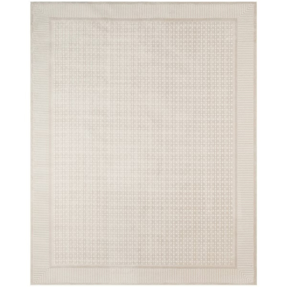 Nourison Nordic Checker Woven Rug Beige | Target