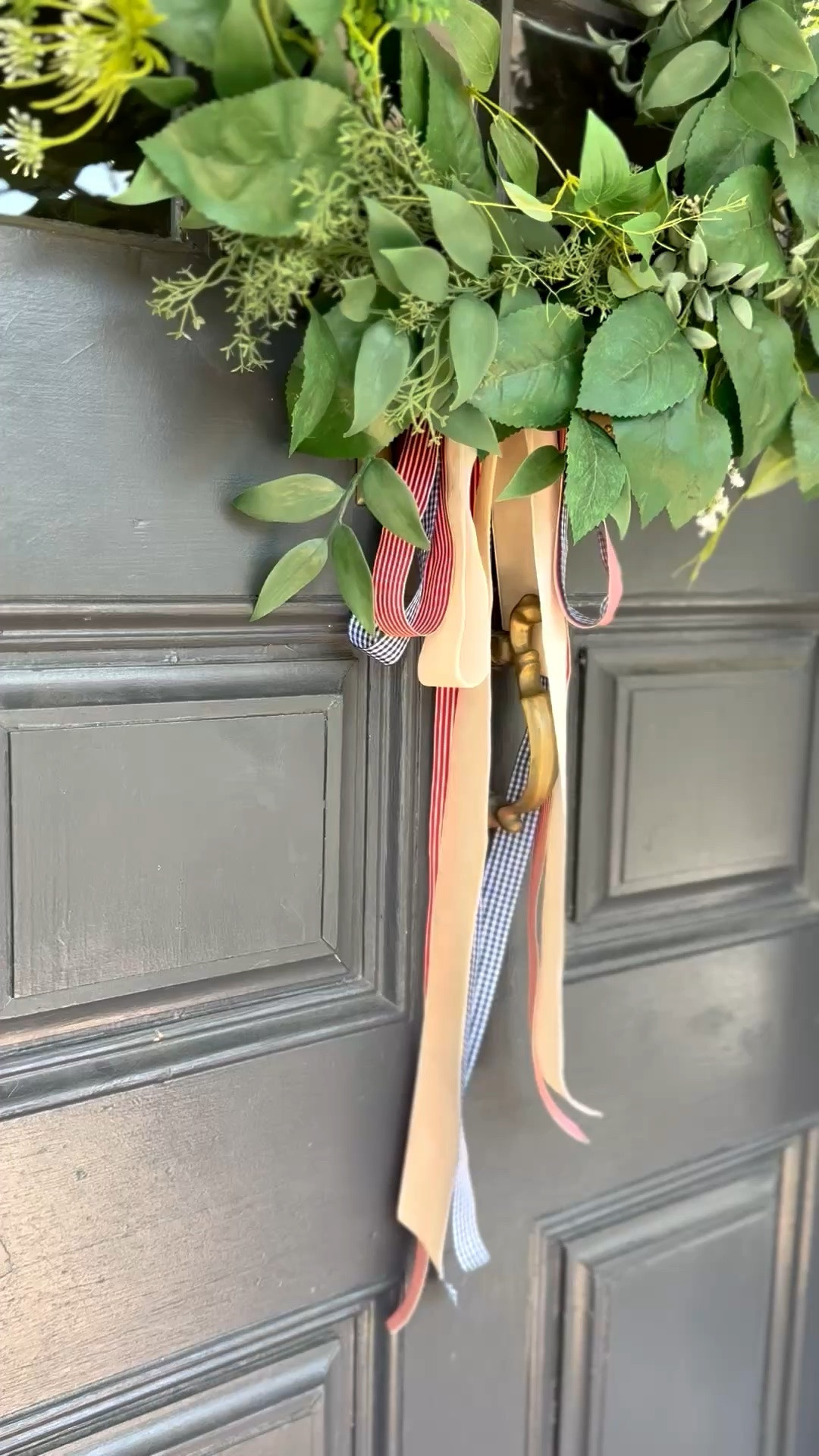 Front door wreath idea 🇺🇸
