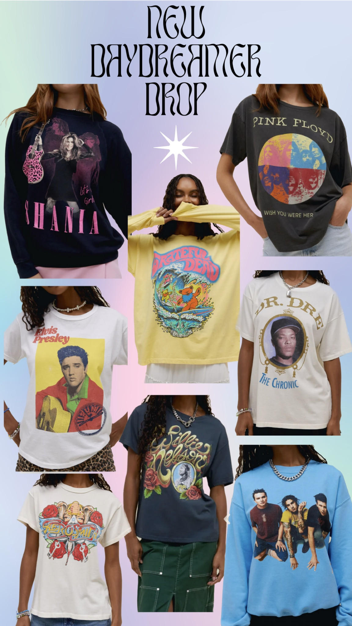 New Daydreamer drop — Winners circle collection — new graphic tees — best graphic tees — super trendy — best quality tshirts and sweatshirts — band tees — artist tshirts — music tees — vintage style 

#LTKstyletip